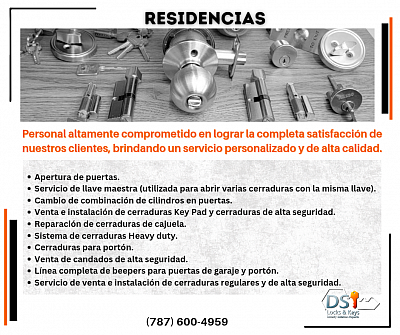Cerrajero en PR: DSI LOCKS & KEYS